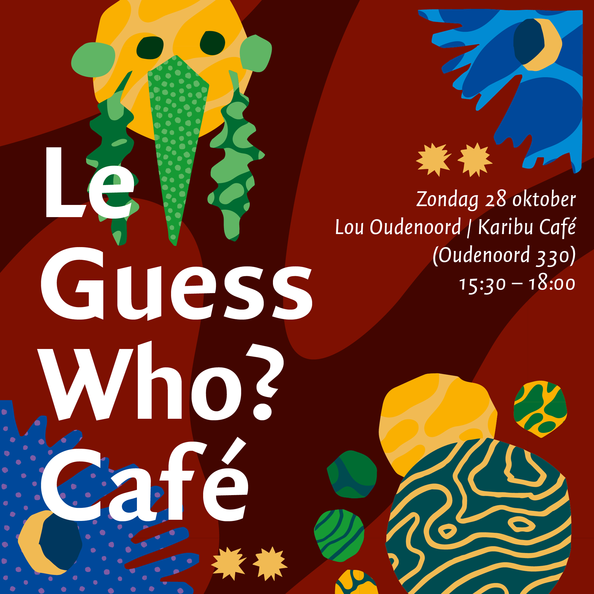 Le Guess Who? Café: zondag 28 oktober in Lou Oudenoord / Karibu